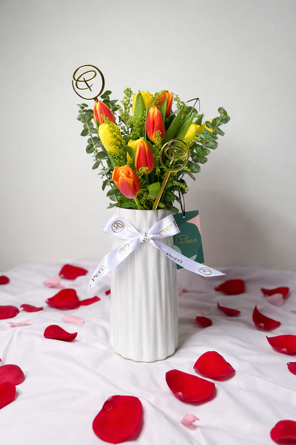 FLORERO 10 TULIPANES